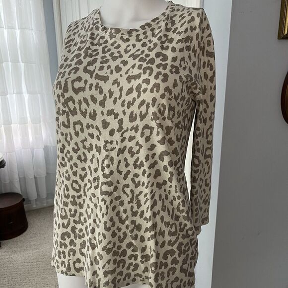 Lucky Brand Small Women’s Cheetah Print Animal Long Sleeve Shirt - Picture 5 of 5